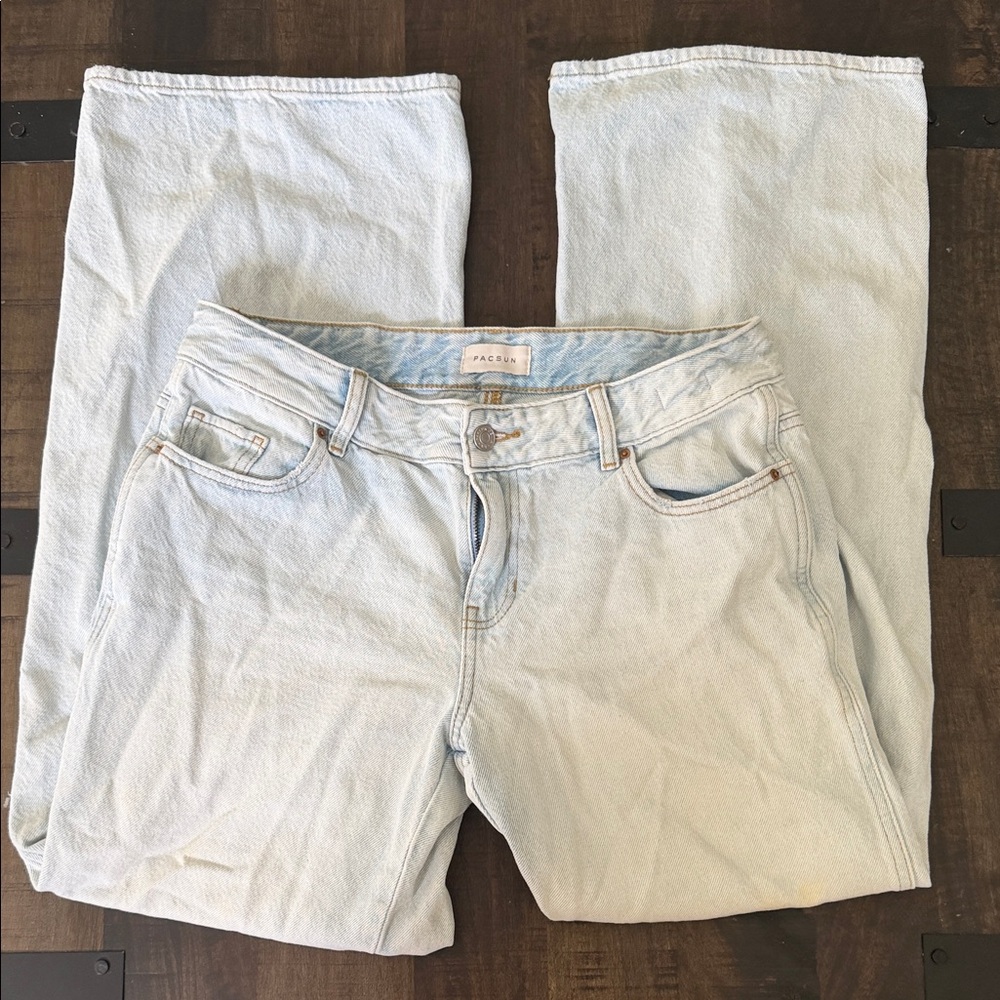 PacSun Light Blue Straight Leg Women's Jeans